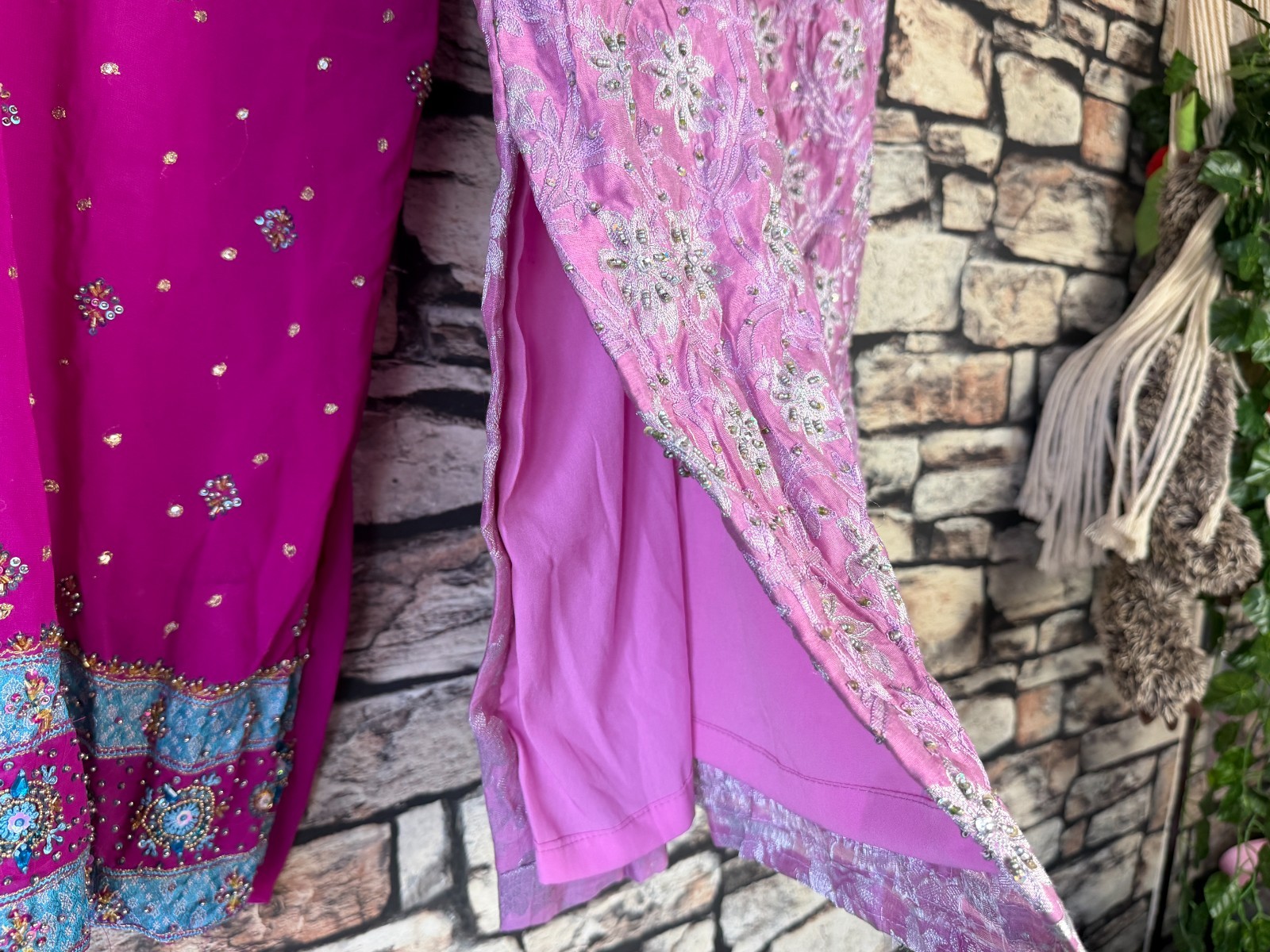 3x Asian Indian tunic kurti kurta style tops Large / 40 inch chest kameez dress