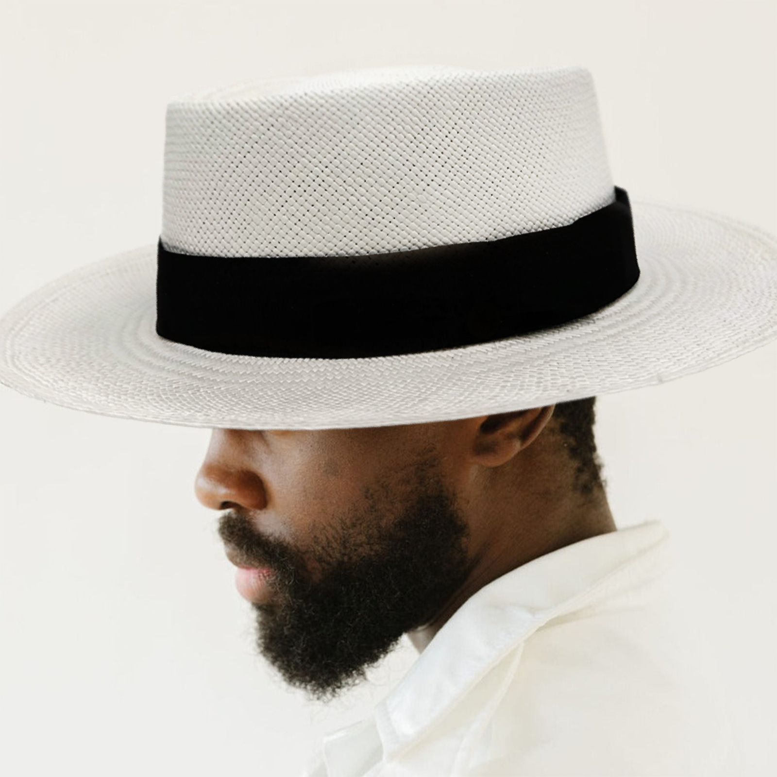 GENUINE PLANTER PANAMA HAT HANDWOVEN IN ECUADOR 100% TOQUILLA STRAW