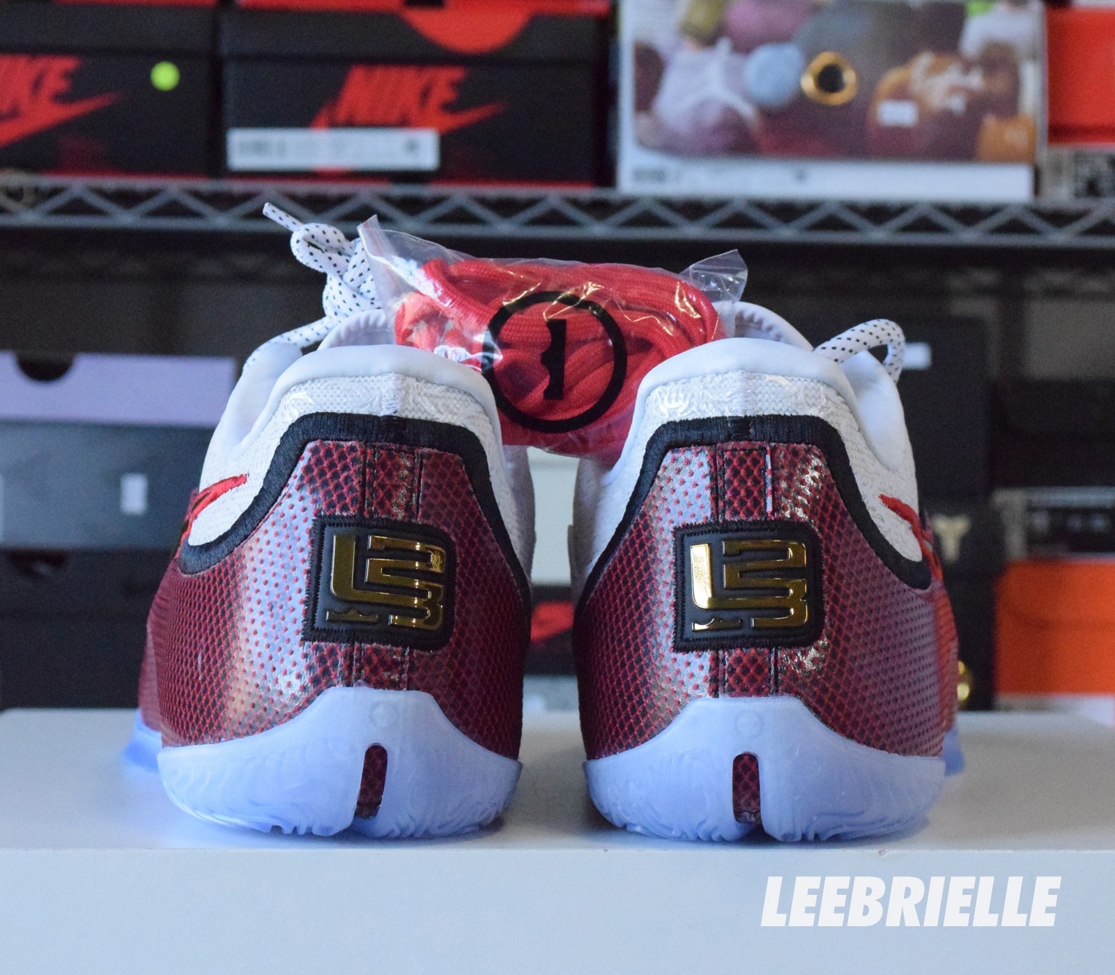 Size 15 – Nike LeBron 23 Grand Opening White Red Gold Black HJ5629-100