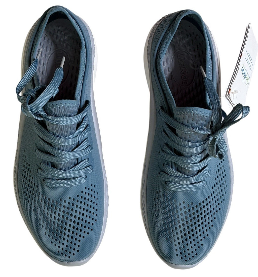 Crocs Men’s LiteRide 360 Pacer Sneakers Blue Steel Gray Size Mens 8