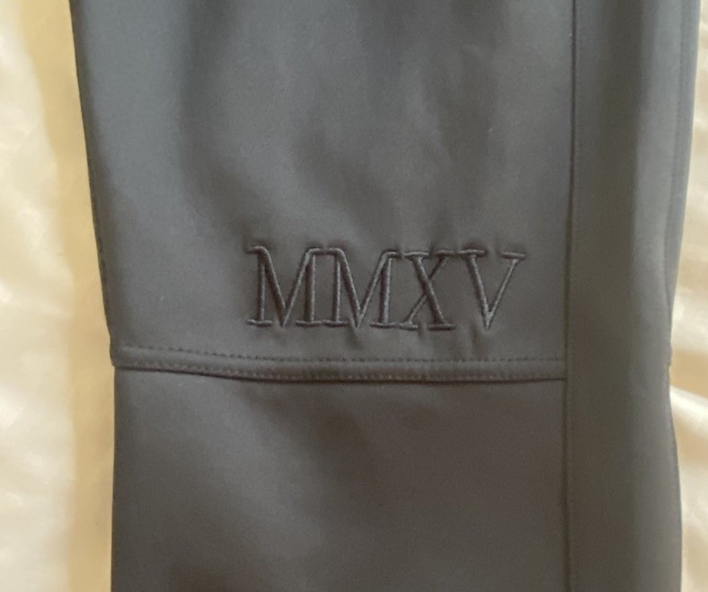 GVAPI MMXV by Aaron Wilhelm Black Zip Pocket/Zip Bottoms Jogger Pants – Size 34