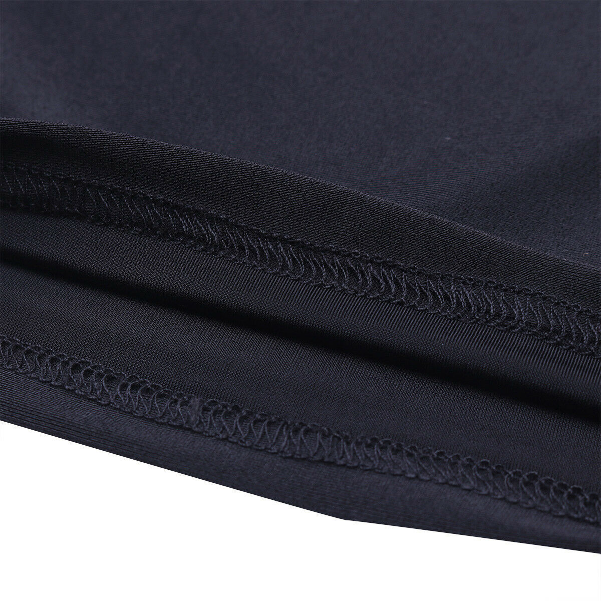 Black Spandex Full Hood Face Head Cover Role Play Sexy Unisex Mask Slave Costume