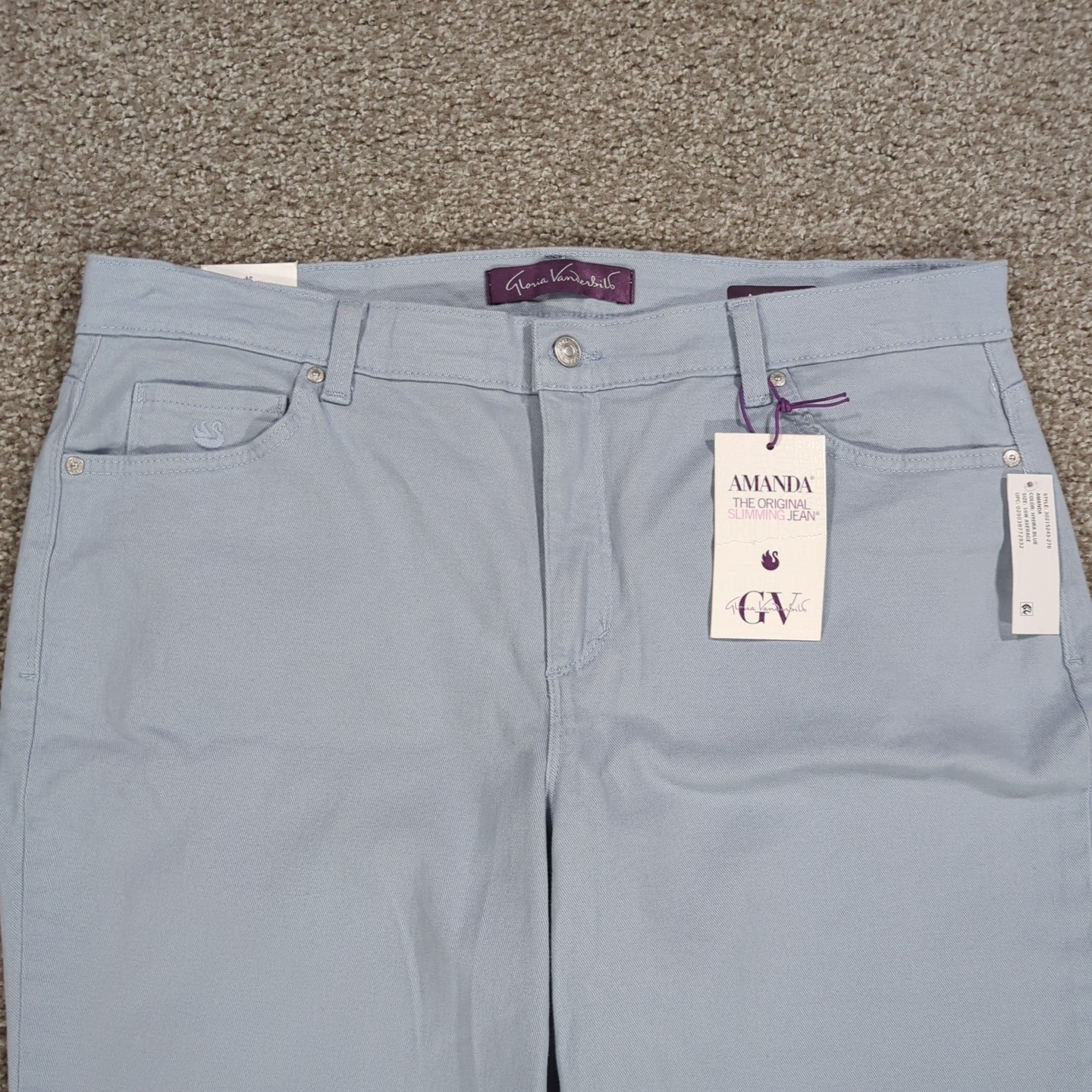 Women Plus Gloria Vanderbilt Amanda Classic Jeans Blue 16W 24WS Crimson 20WS 24W
