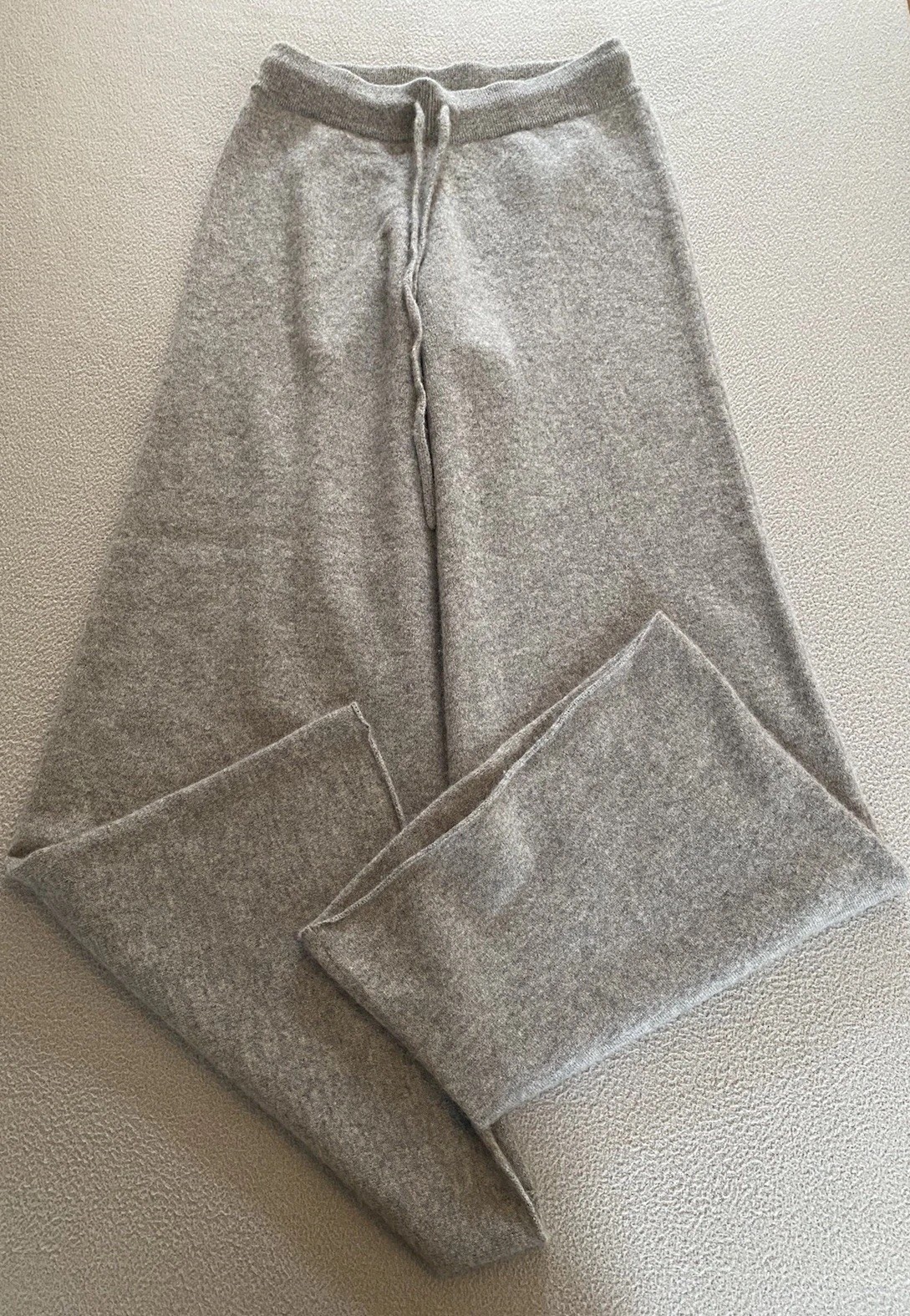 MADELEINE THOMPSON CASHMERE TROUSERS SZ 10-12 MEDIUM GREY MUST SEE DETAIL