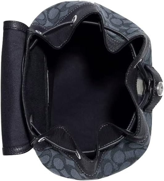 Coach Dempsey Drawstring Backpack In Signature Jacquard Patch And Stripe