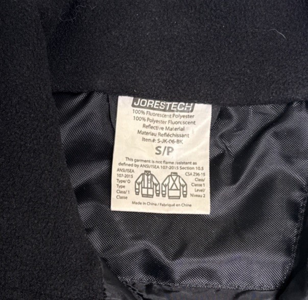 Hi-Vis Insulated Safety Bomber X Back Reflective Jacket ROAD WORK JORESTECH Sz S