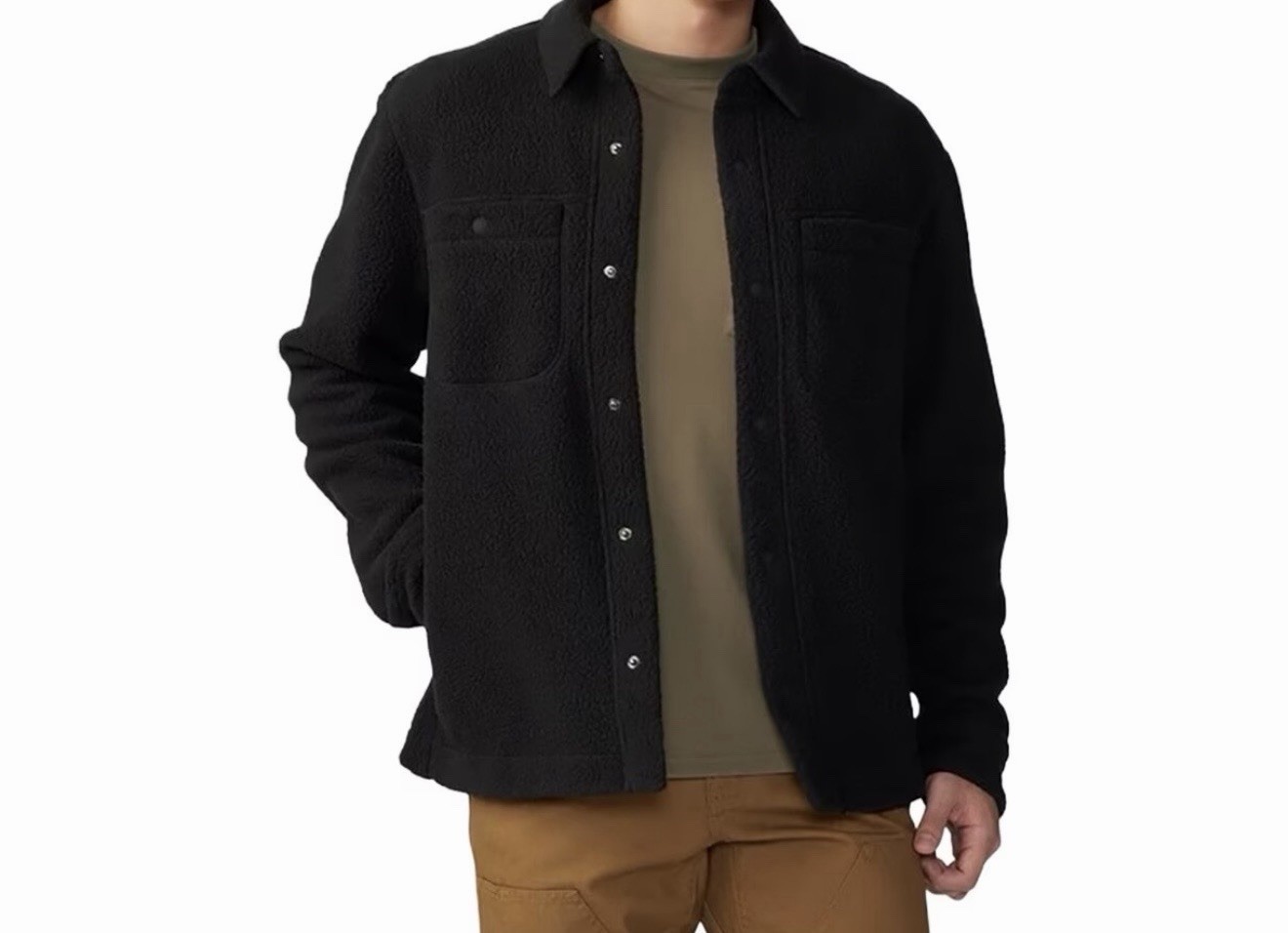 Mountain Hardwear HiCamp Fleece Shacket XXL Men’s Black
