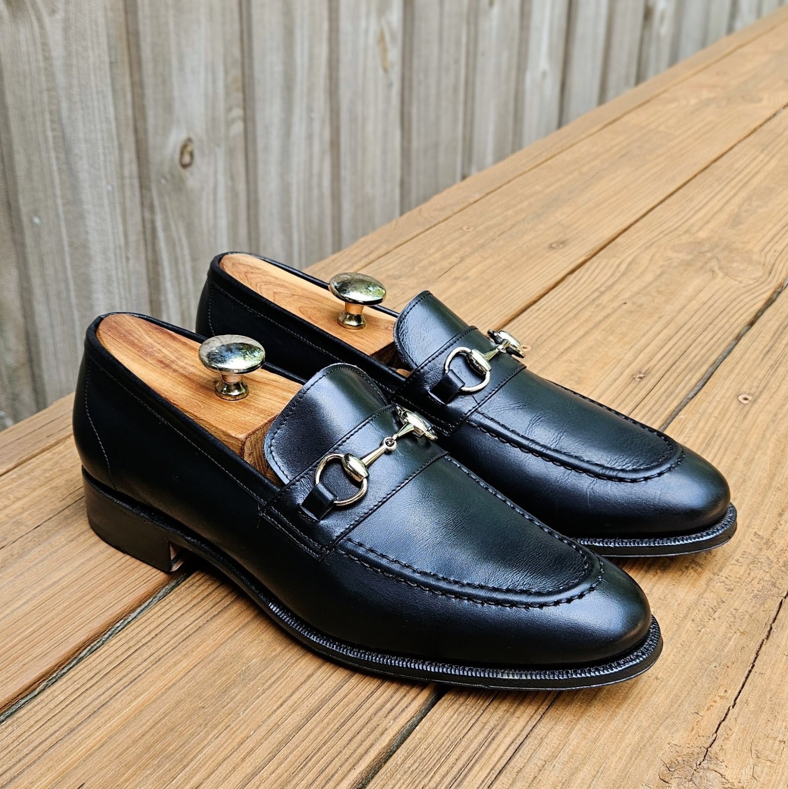 Meermin Horsebit Loafers Black Calf Size 10 D US 114678 $230 WORN 2X!