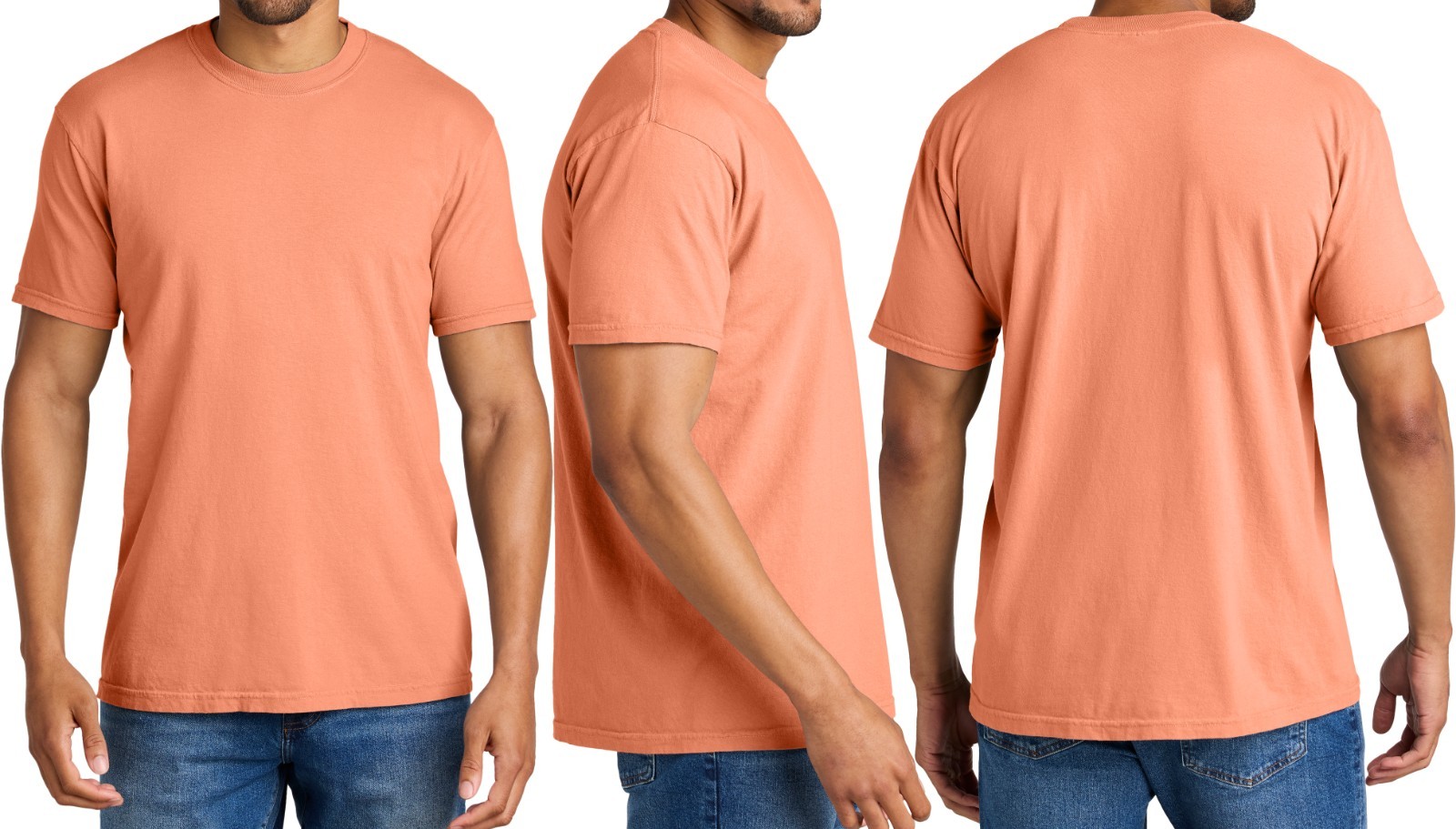Mens Vibrant NEONS Cotton Tee 100% Premium Soft-Washed Retro T-Shirt S-4XL NEW!