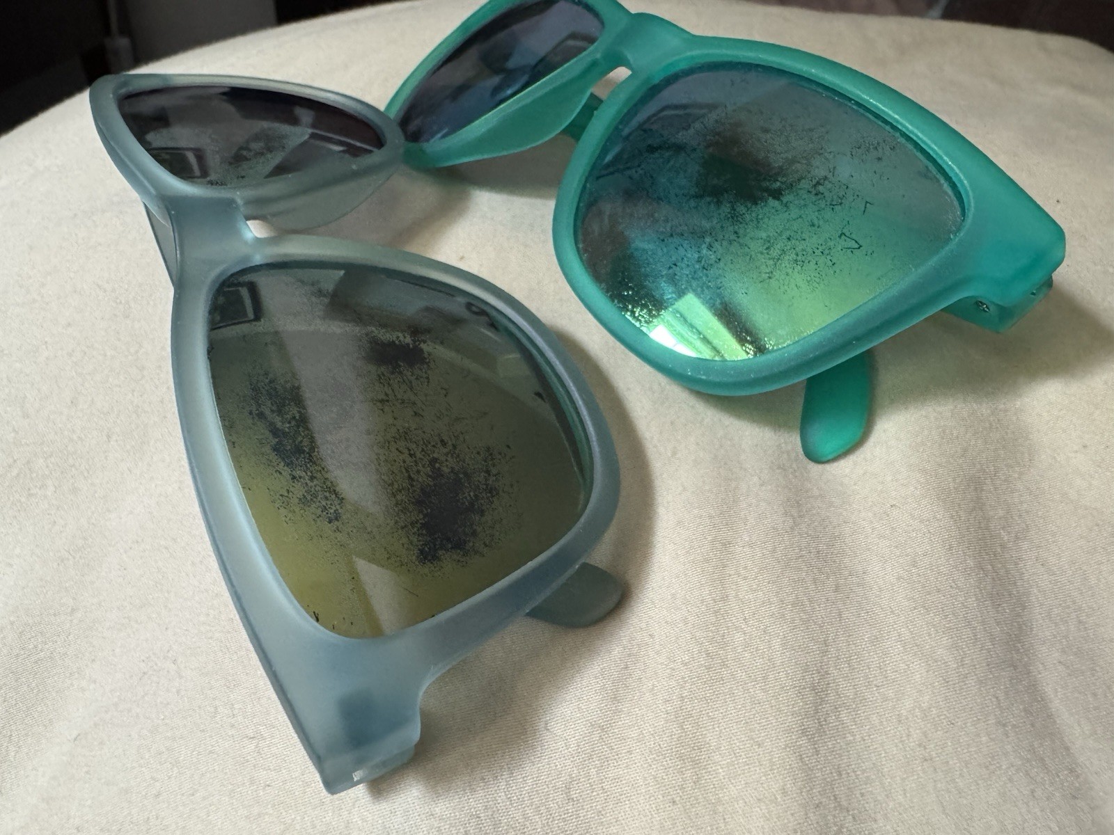 Goodr 2 (TWO) Sunglasses AS IS bundle Read Description Used Scratches Lens