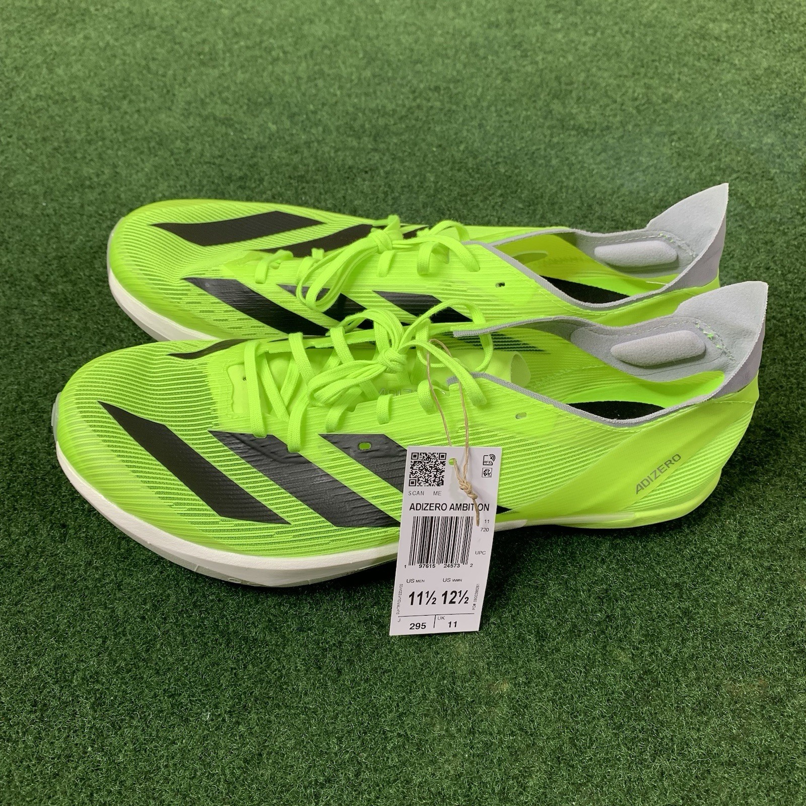 Sz 11.5 Adidas Adizero Ambition Lucid Lemon Running Track & Field IH5798 Men’s