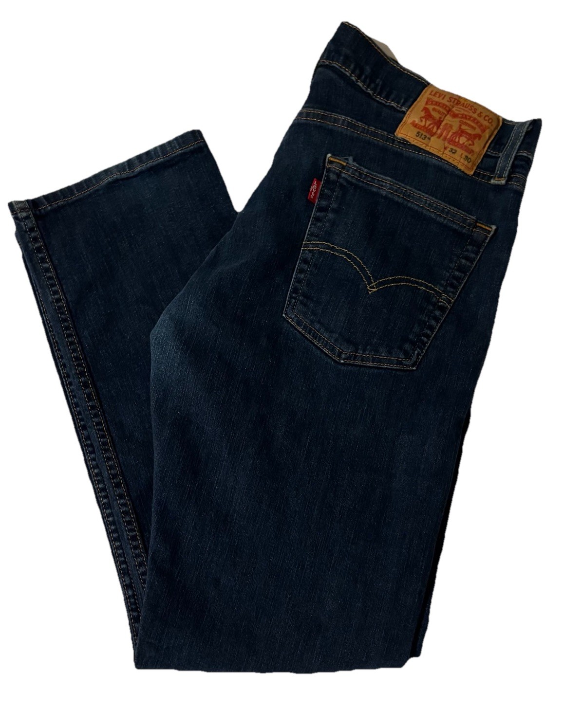 LEVI’s STRAUSS JEANS MENS 513 32×30 BLUE SLIM STRAIGHT VERY GOOD CONDITION #2