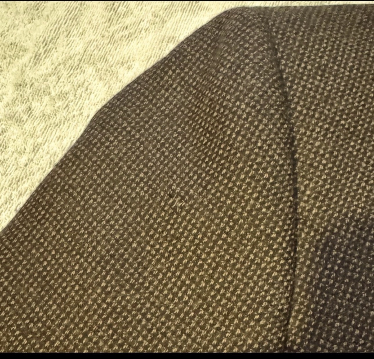 Hart Schaffner Marx Men’s 44R Brown Houndstooth Wool Blend Sport Coat 2Btn