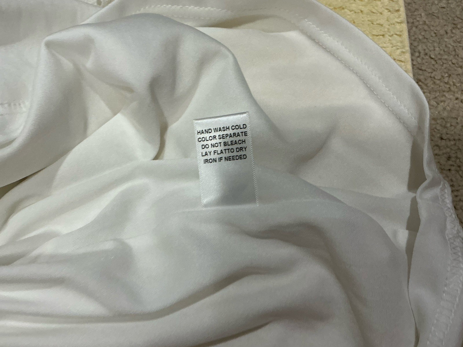 Altar’d State White Eyelet Drop Waist Mini Dress Size Medium NWT