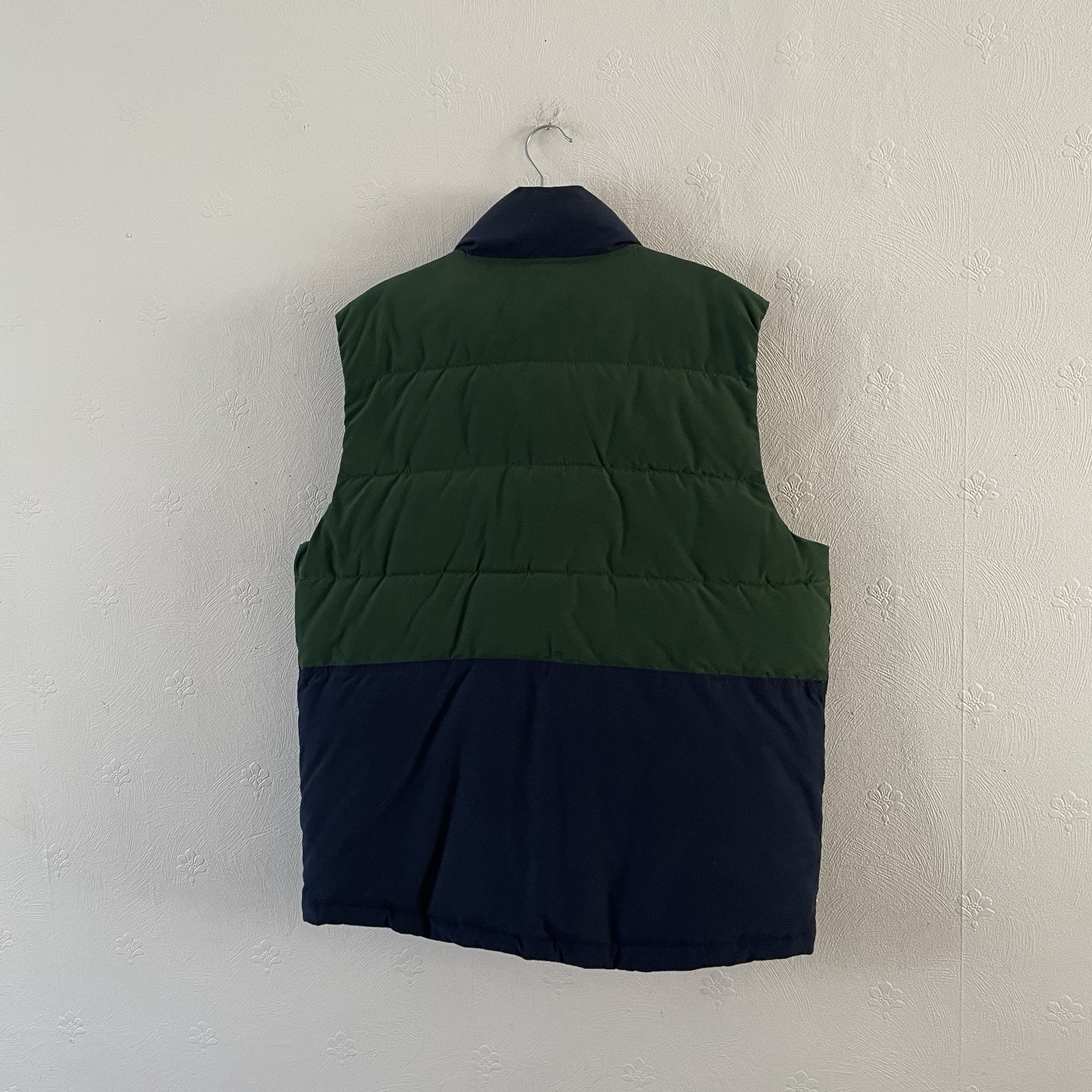 GAP PUFFER GILET – M – GREEN/NAVY BLUE – BODYWARMER VEST