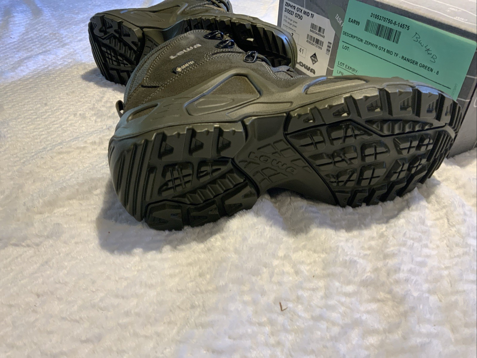 Lowa Zephyr GTX MID TF Boot 310537 Ranger Green Size 8