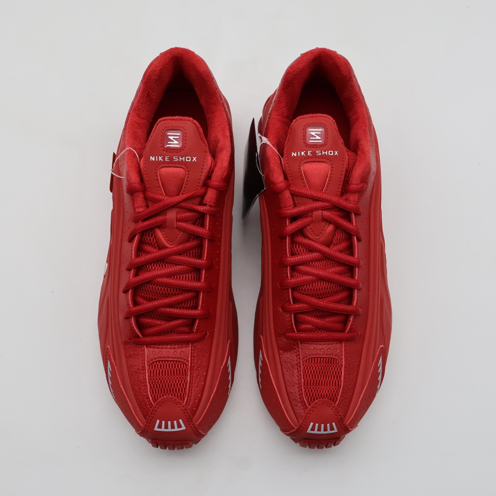 IQ0608-687 Nike Shox R4 Gym Red Metallic Silver (Men’s)