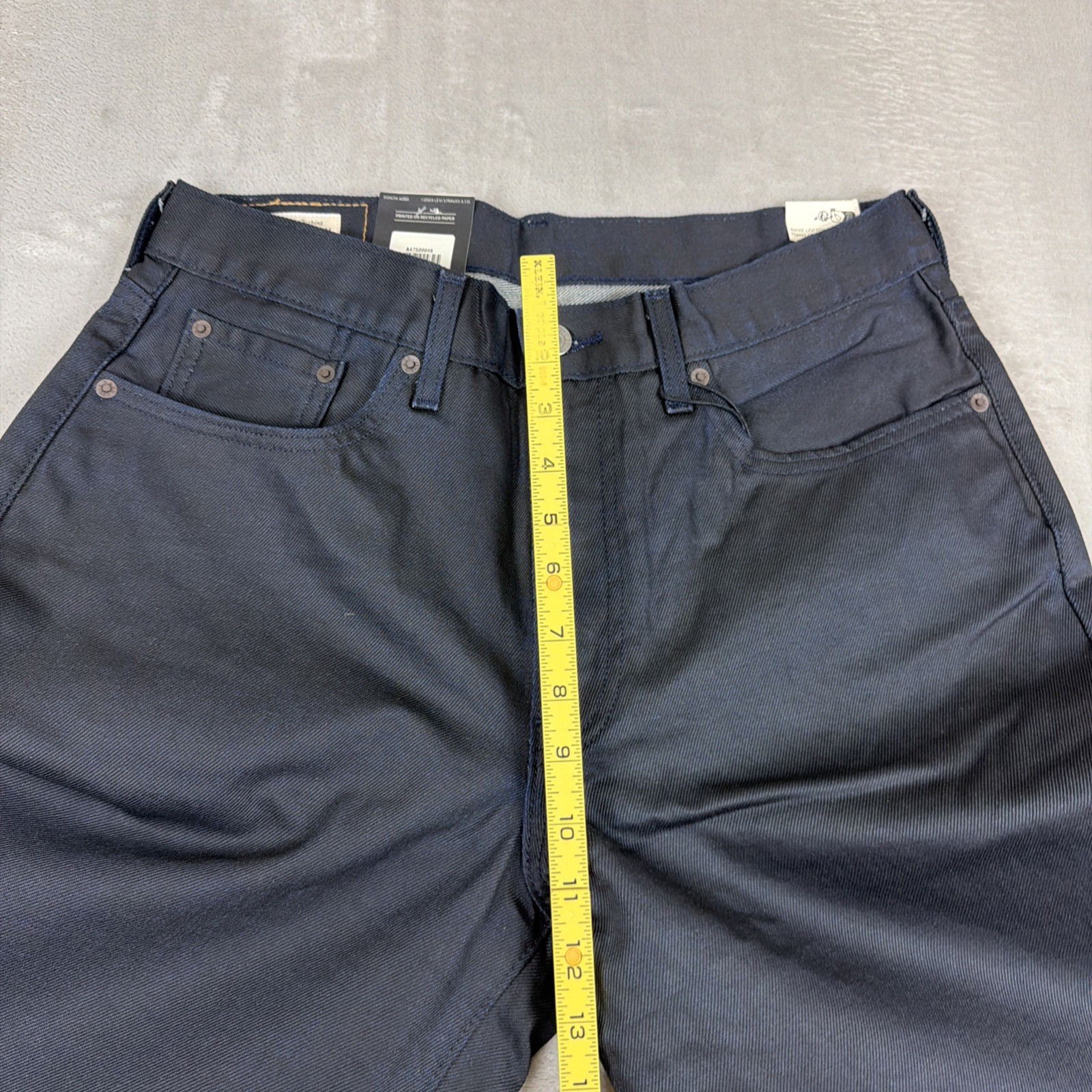 Levi’s Premium 578 Baggy Coated Denim Jeans Men’s Size 32×32 Blue Cotton Y2K