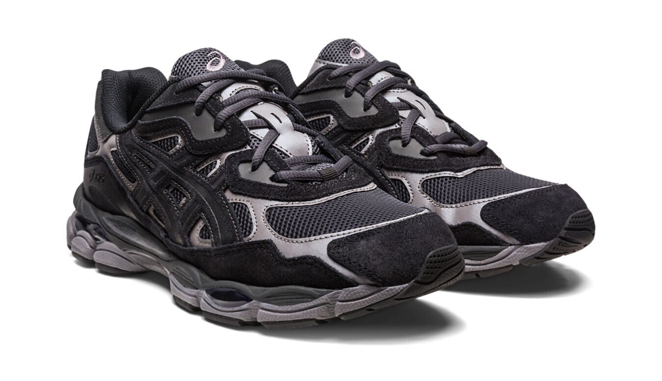 New ASICS Gel-NYC Men’s Graphite Grey Black Sneakers -1201A789-020