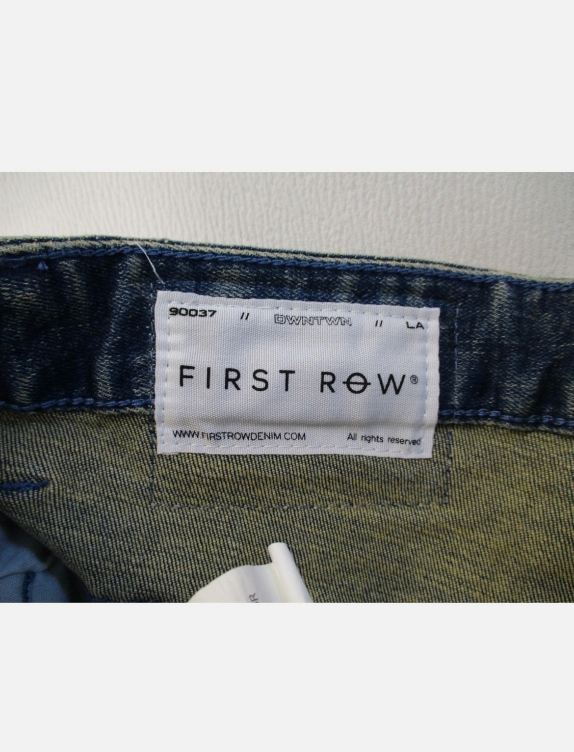 men jeans 34 First Row blue. New with tags