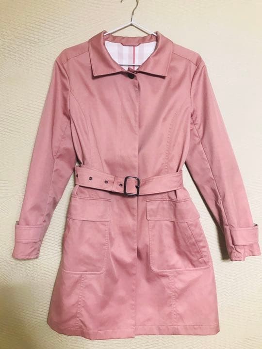 Excellent Condition Burberry London Trench Coat Pink