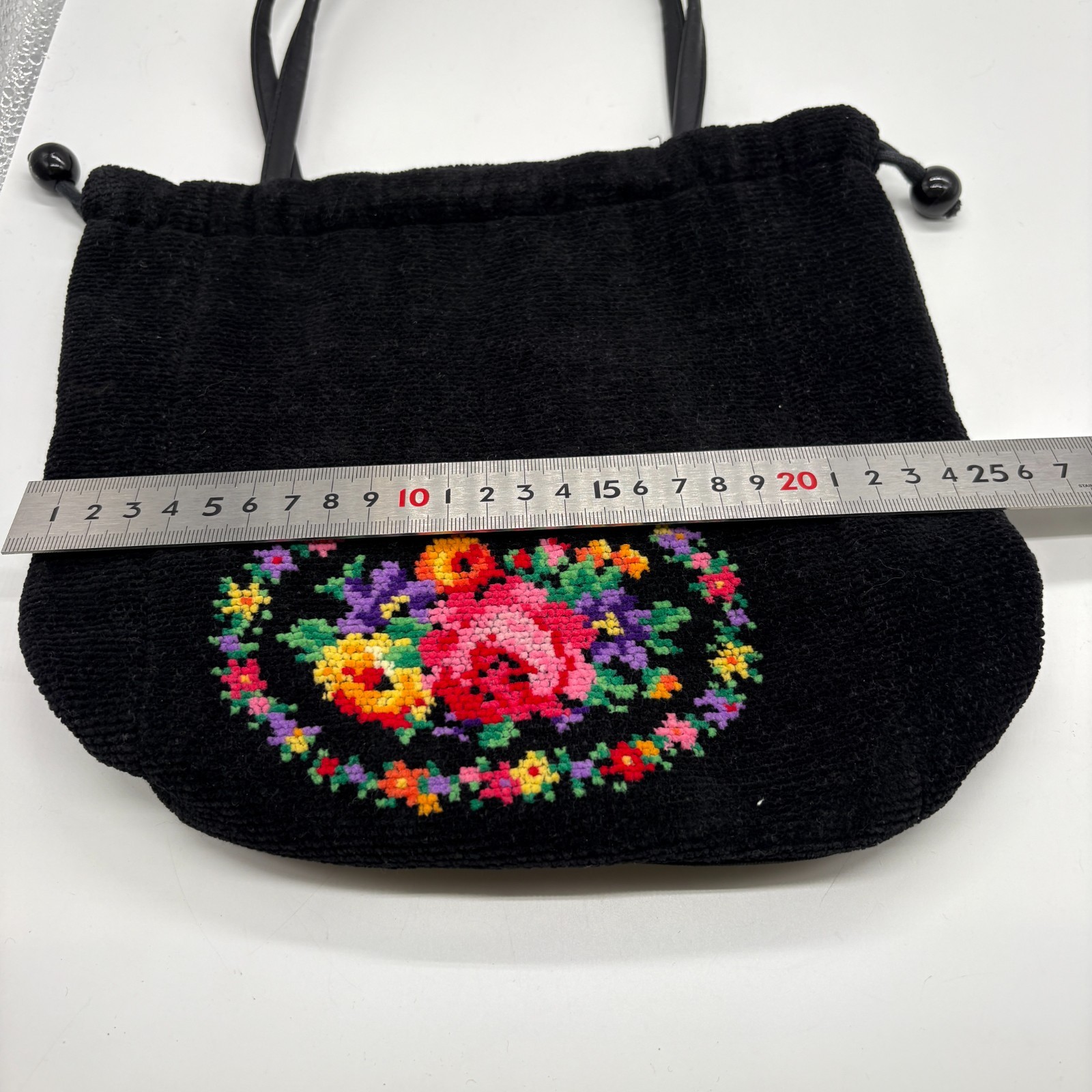 FEILER Mini Tote Bag, Floral Pattern, Drawstring Bag, No. 207