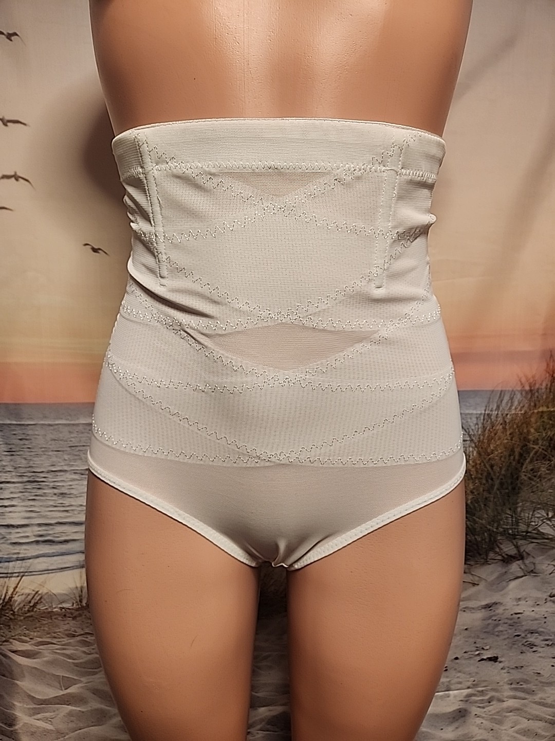 New Unbranded High Waist Body Shaper Butt Lifter Tummy Control Large White