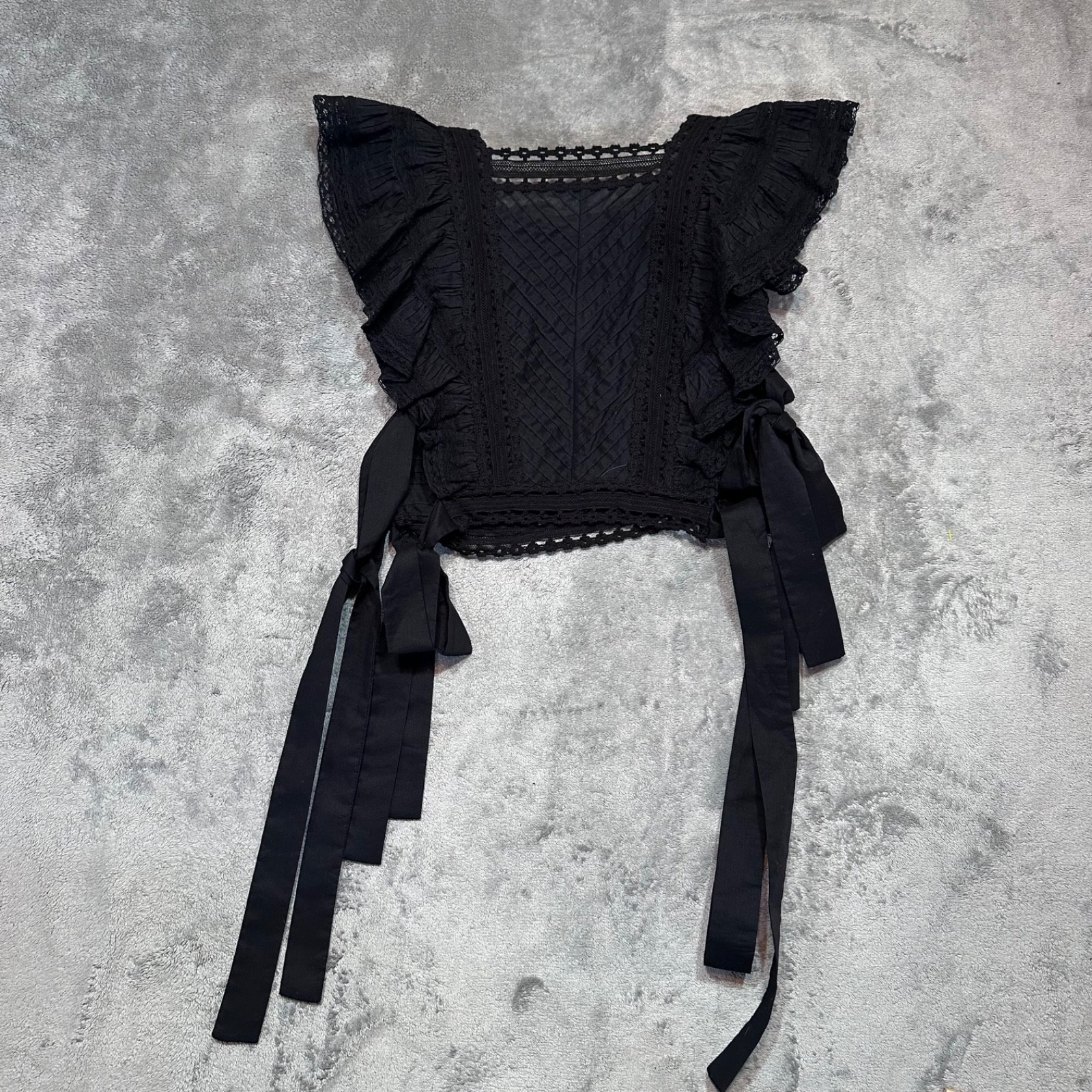 Zimmerman Juniper Pintuck Bodice Black Size 1