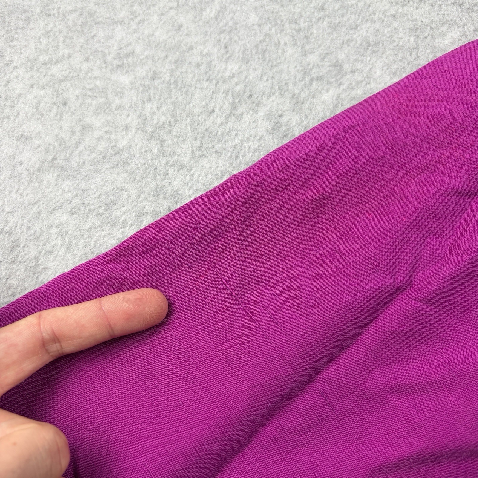 Ralph Lauren Purple Label Button Up Shirt Mens Medium Magenta 100% Silk Italy