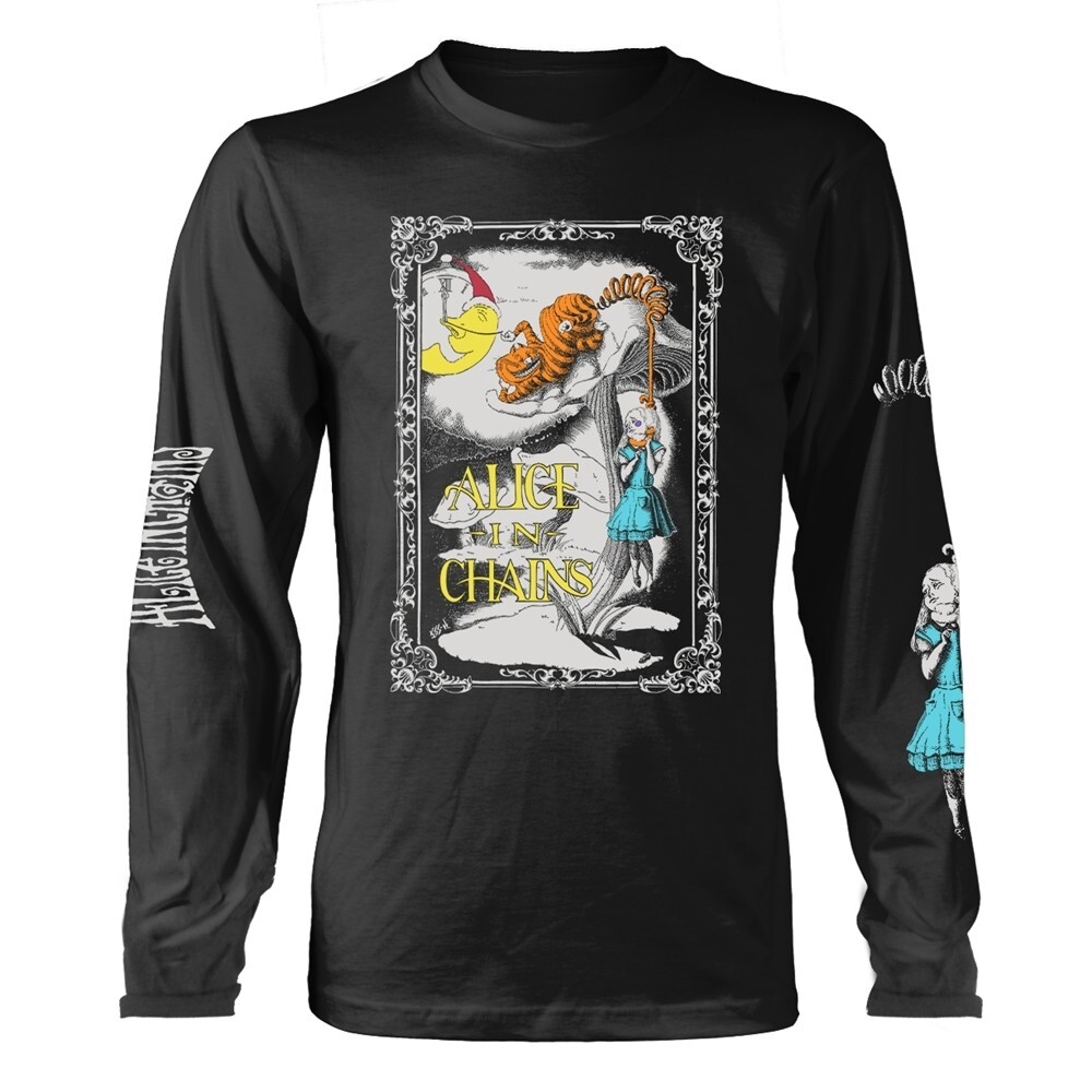 Alice in Chains ‘Wonderland’ Black Long Sleeve T shirt – NEW