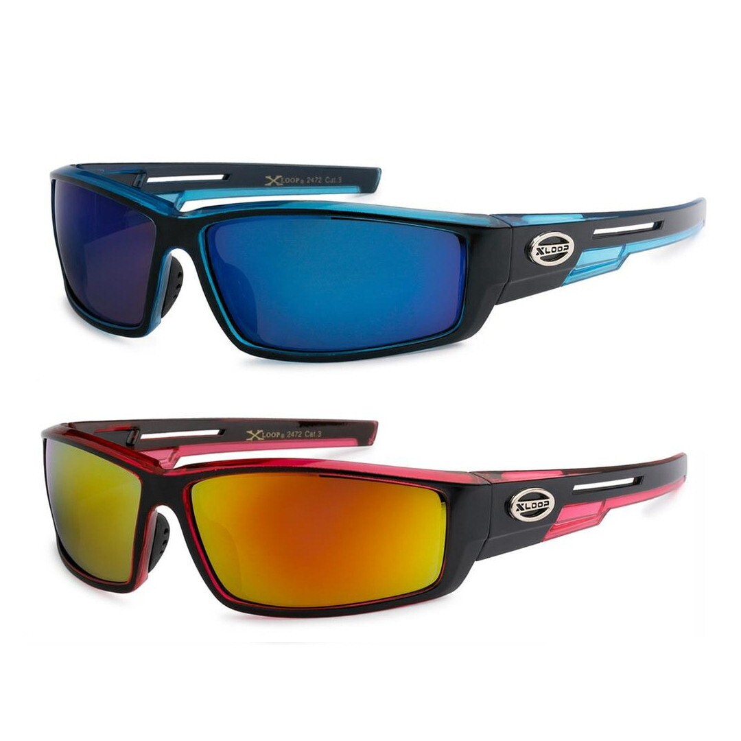 As Seen On TV HD Vision Xloop UV400 Filter Sunglasses 2 Pairs, Eliminate UV Rays