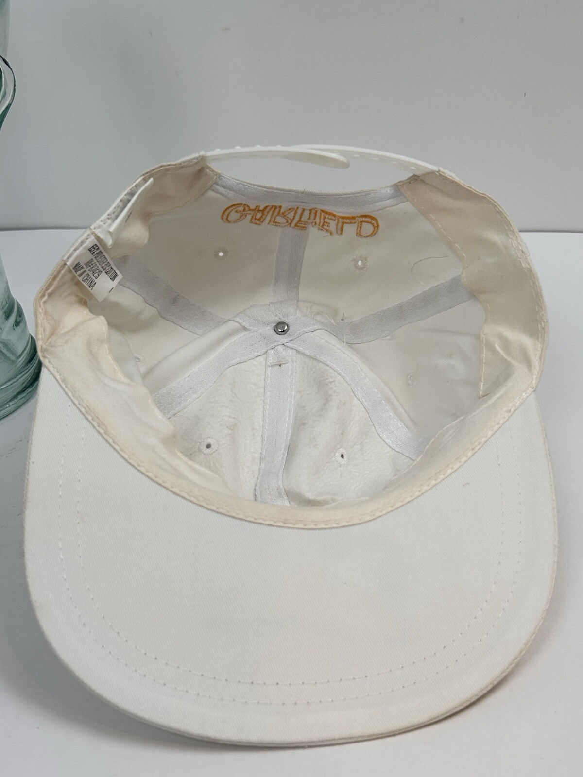 Vintage Garfield Hat Cap Snapback White Cat Cartoon Novelty 90s Paws With Tags