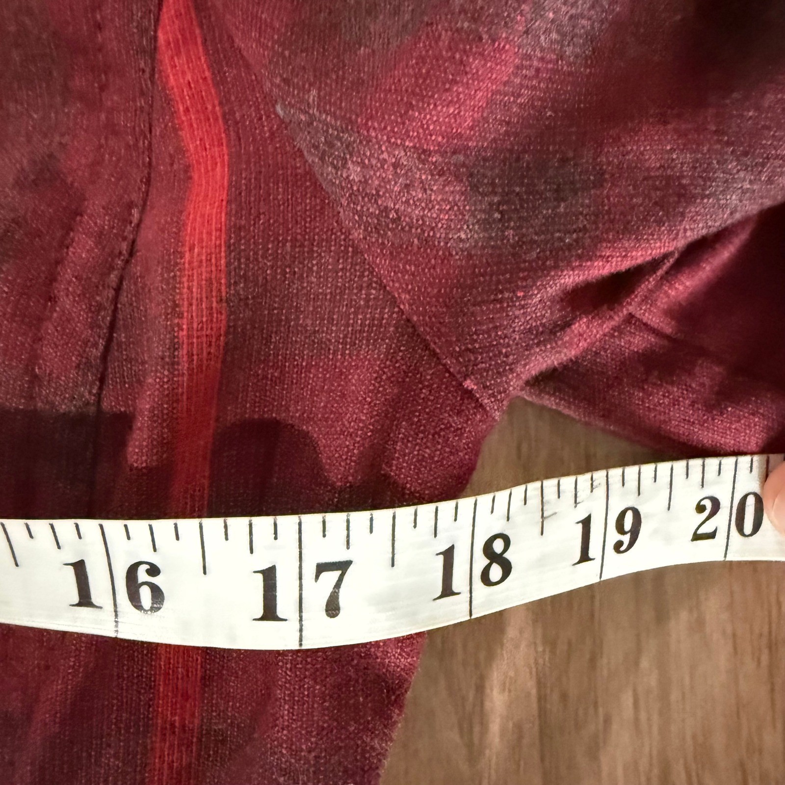 Burberry Brit Plaid Wool Shift Dress Womens 10 Red Excellent Short Sleeve Pocket