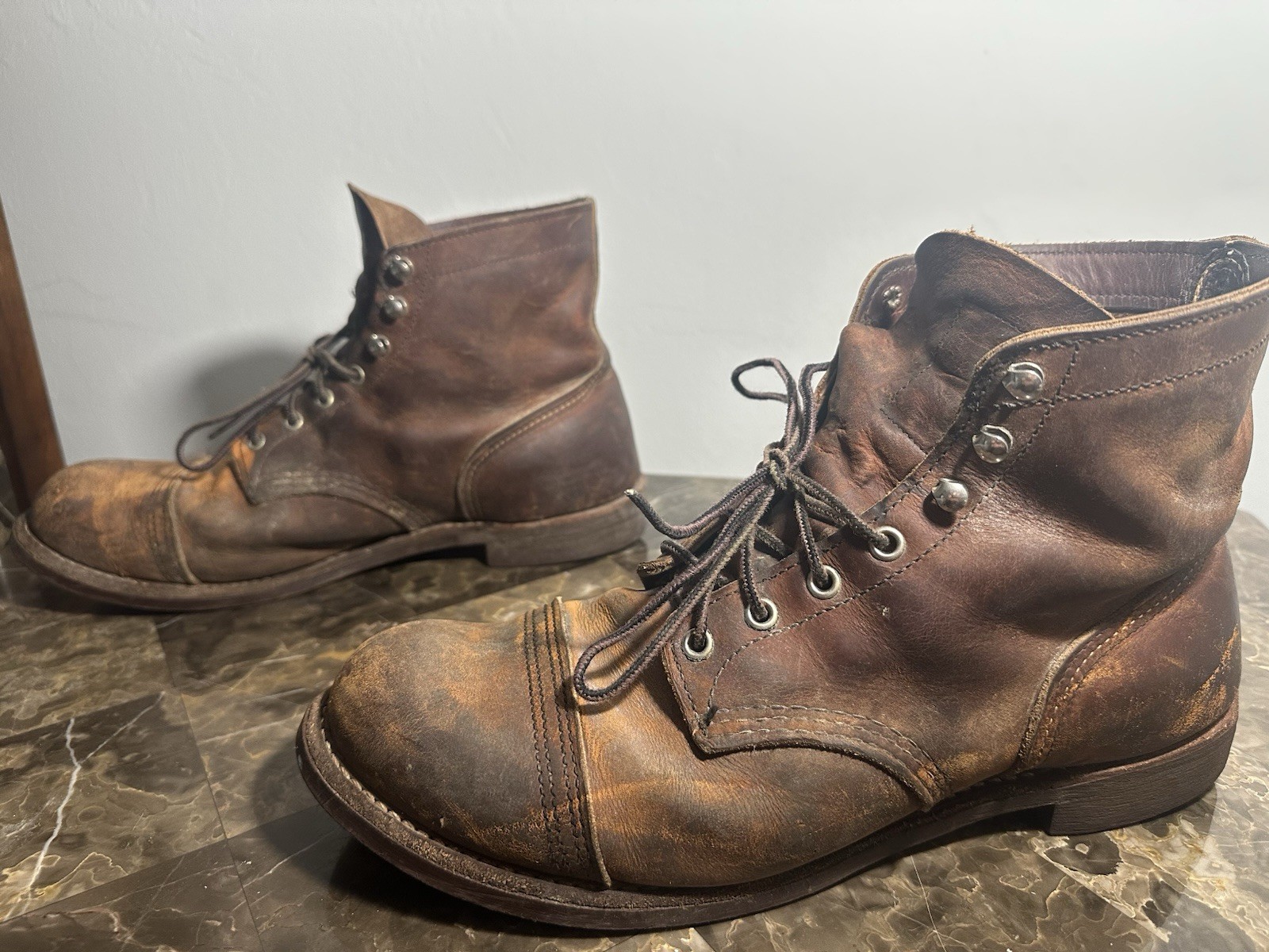 Red Wing Iron Ranger Men’s Rare Brown Leather Boots US 11.5