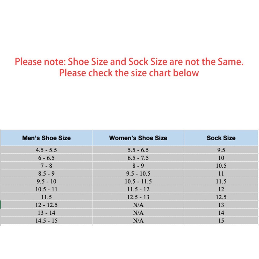 6 Pairs Womens Mens Cotton Diabetic Crew Socks 9-11 10-13 13-15