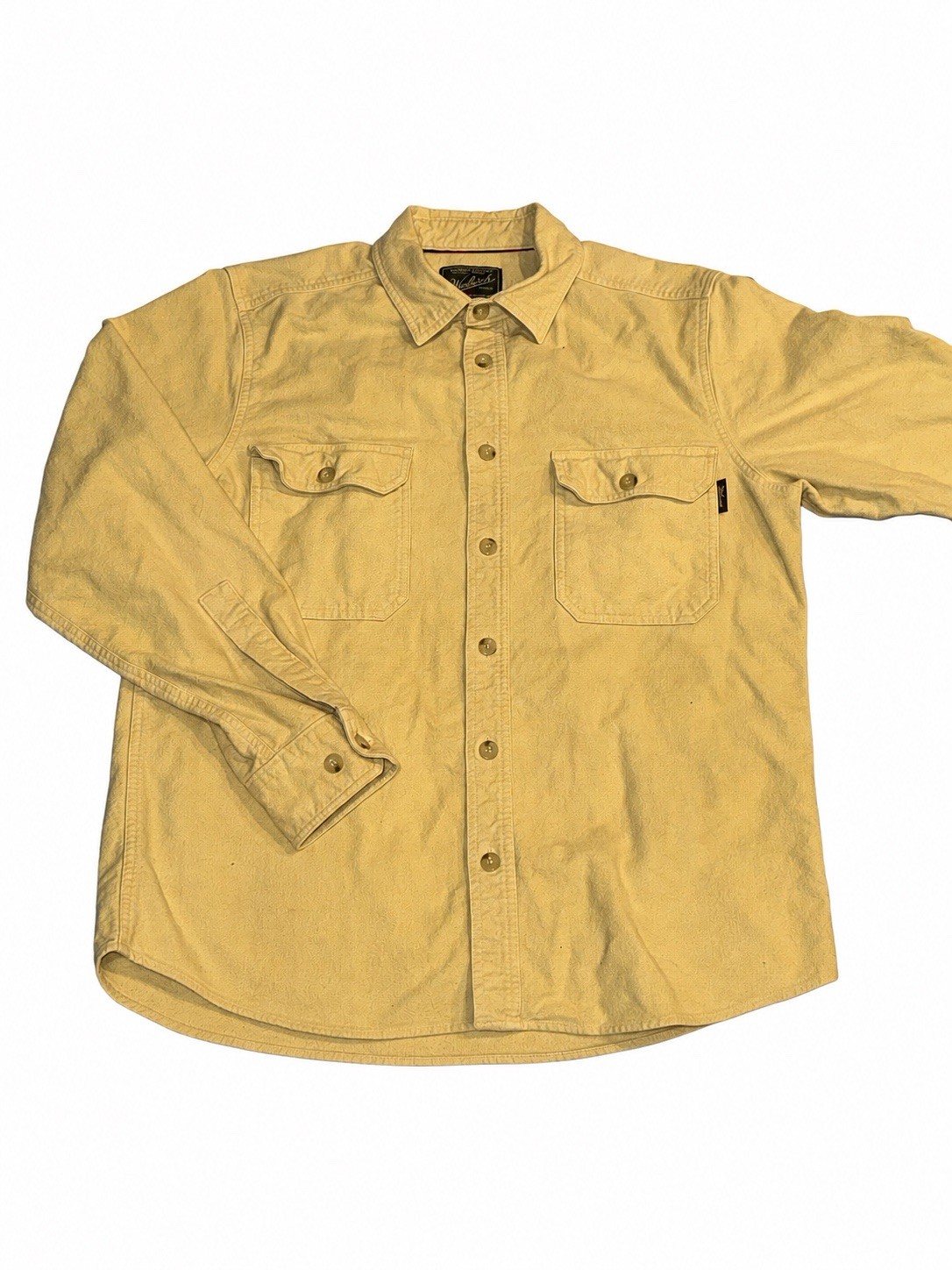 Vintage Woolrich Men’s Thick Flannel Button-Up Shirt L
