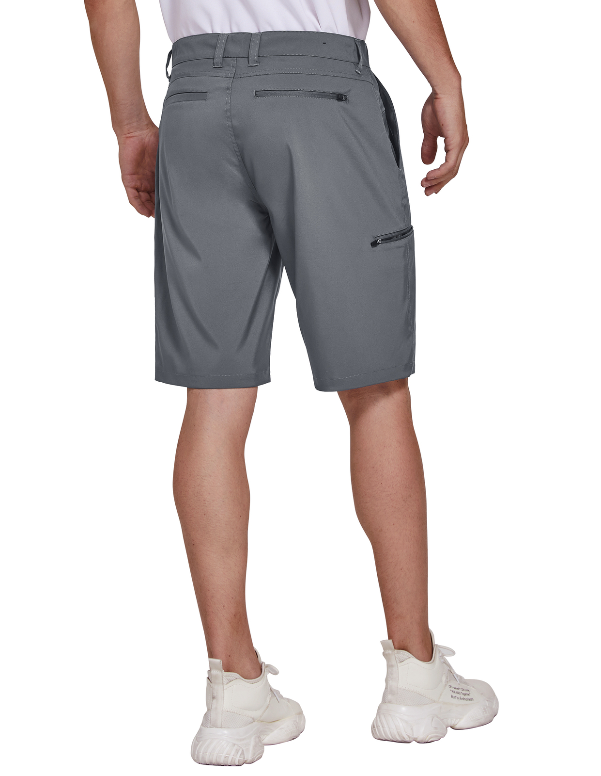 Men’s Golf Shorts Stretch Chino Lightweight Quick Dry Flat Front Work Half Pants