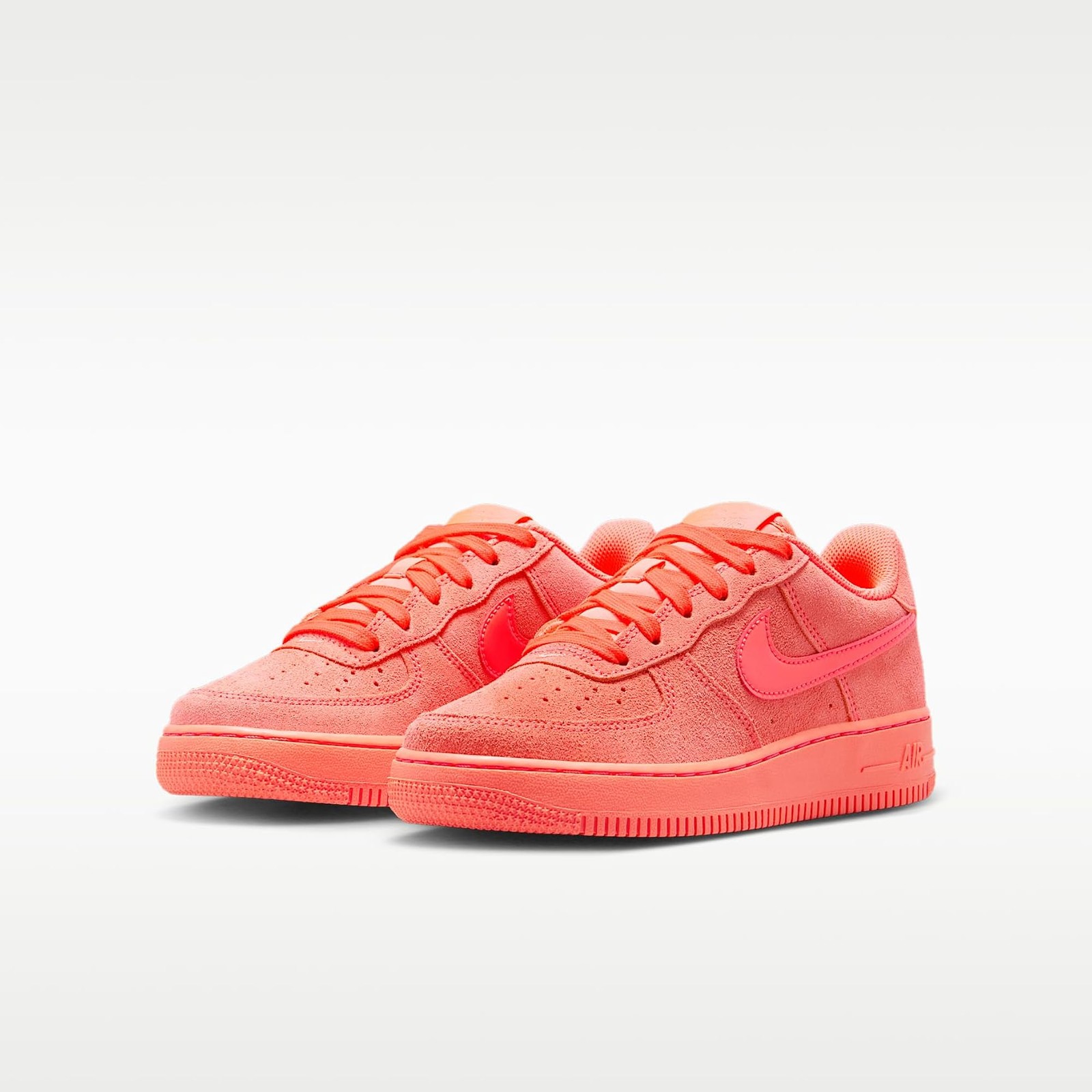 Nike Air Force 1 Shoes – Hot Lava/Hot Lava-Hot Lava – 3.5