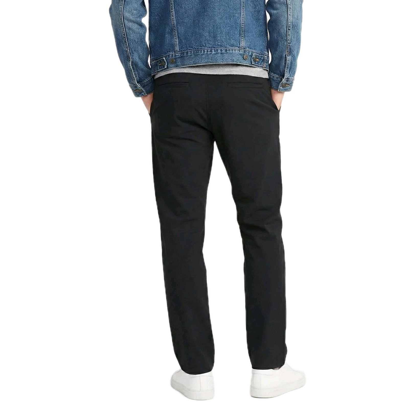 Weatherproof Men’s Straight Stretch Tech Pant 34×29 Flex Waistband Zip Pocket
