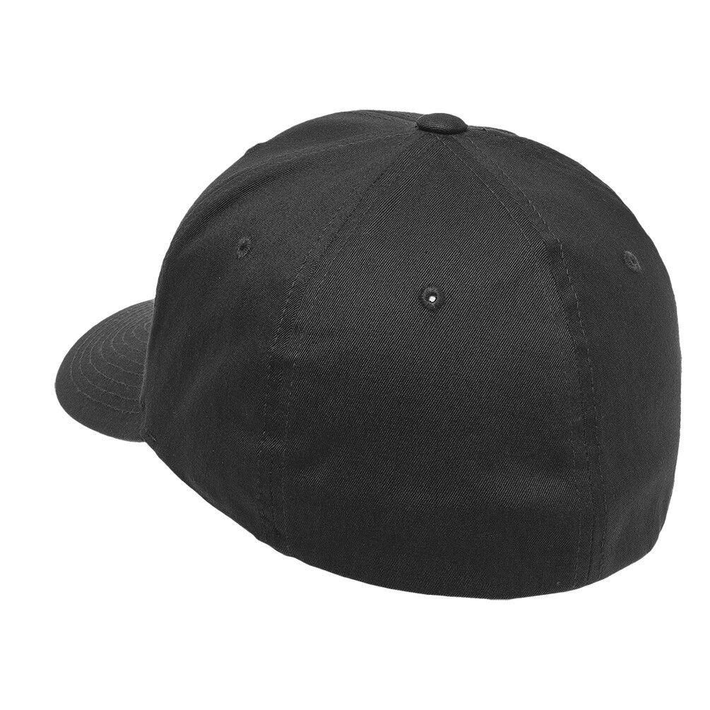 Gibson Logo Embroidered Flexfit Hat Fitted Curved Black Cap Musician Artist Gift