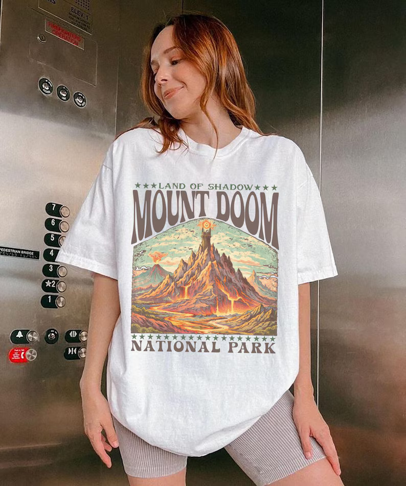 Doom Mountain National Park Comfort Tee Outdoors Hiking Nature
