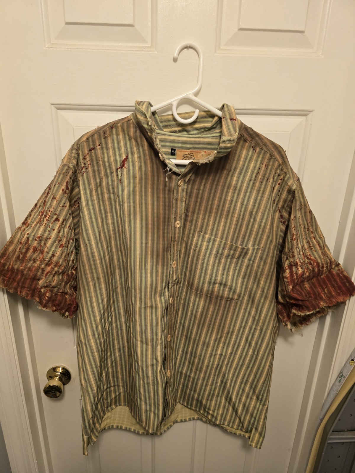 1974 Leatherface Custom Creepy Customs Tommy’s Catalina Shirt Men’s XL