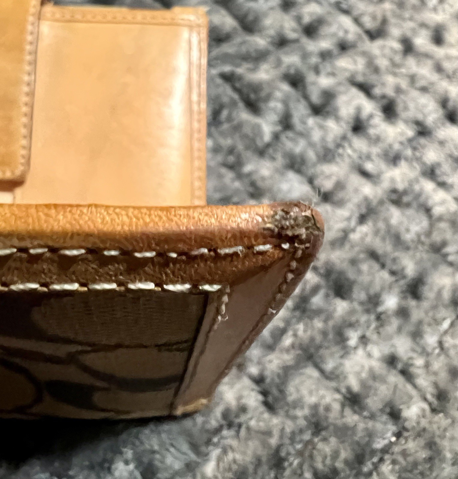 Coach C Logo/Monogram Bifold Wallet