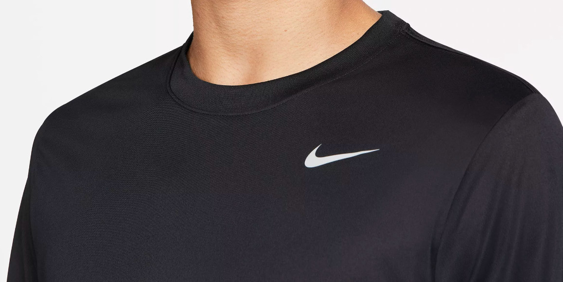 Nike Legend Short Sleeve Poly T-Shirt Black YOUTH MEDIUM