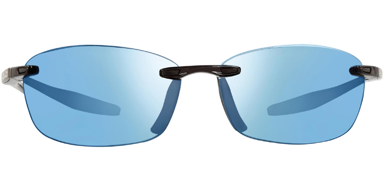 Revo Descend E Polarized Rimless Wrap Sunglasses w/ Mirror Lens – RE406001 Italy