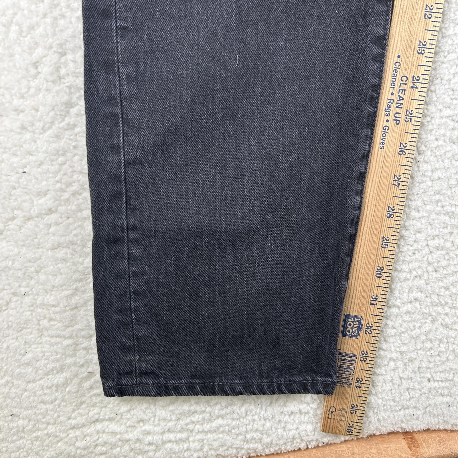 Levis 501 DT Denim Tears Jeans Mens 36×34 Charcoal Denim Straight Button Fly