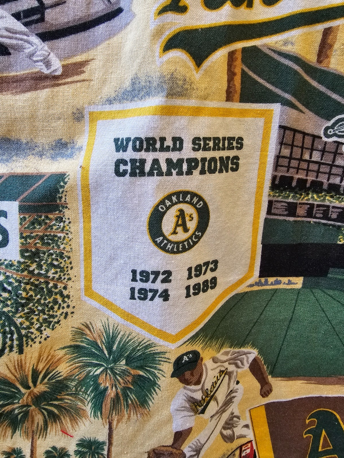 Reyn Spooner Oakland A’s Athletics MLB Baseball Hawaiian XL Shirt 100% Cotton