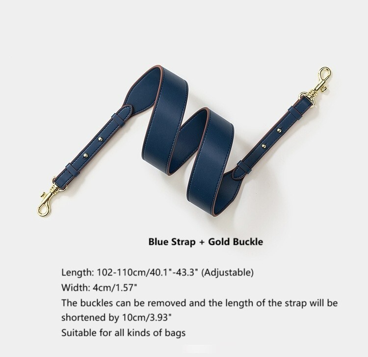 Replacement Luxury Purse Strap for Womens Bag Leather Belt for Shoulder Bag Lady