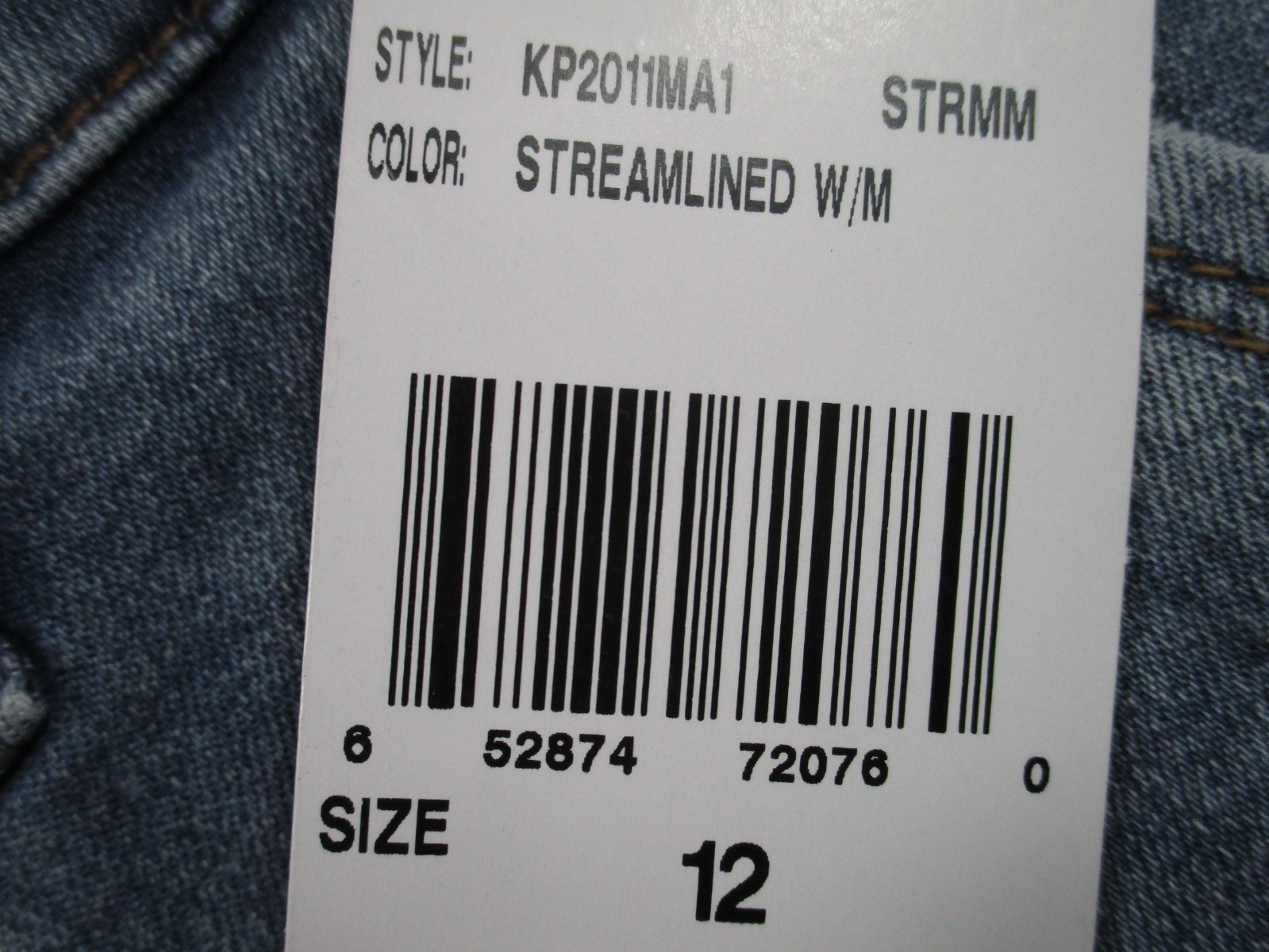 -NWT KUT From The Kloth Stevie Straight Leg Women’s Jeans Indigo Sz 12
