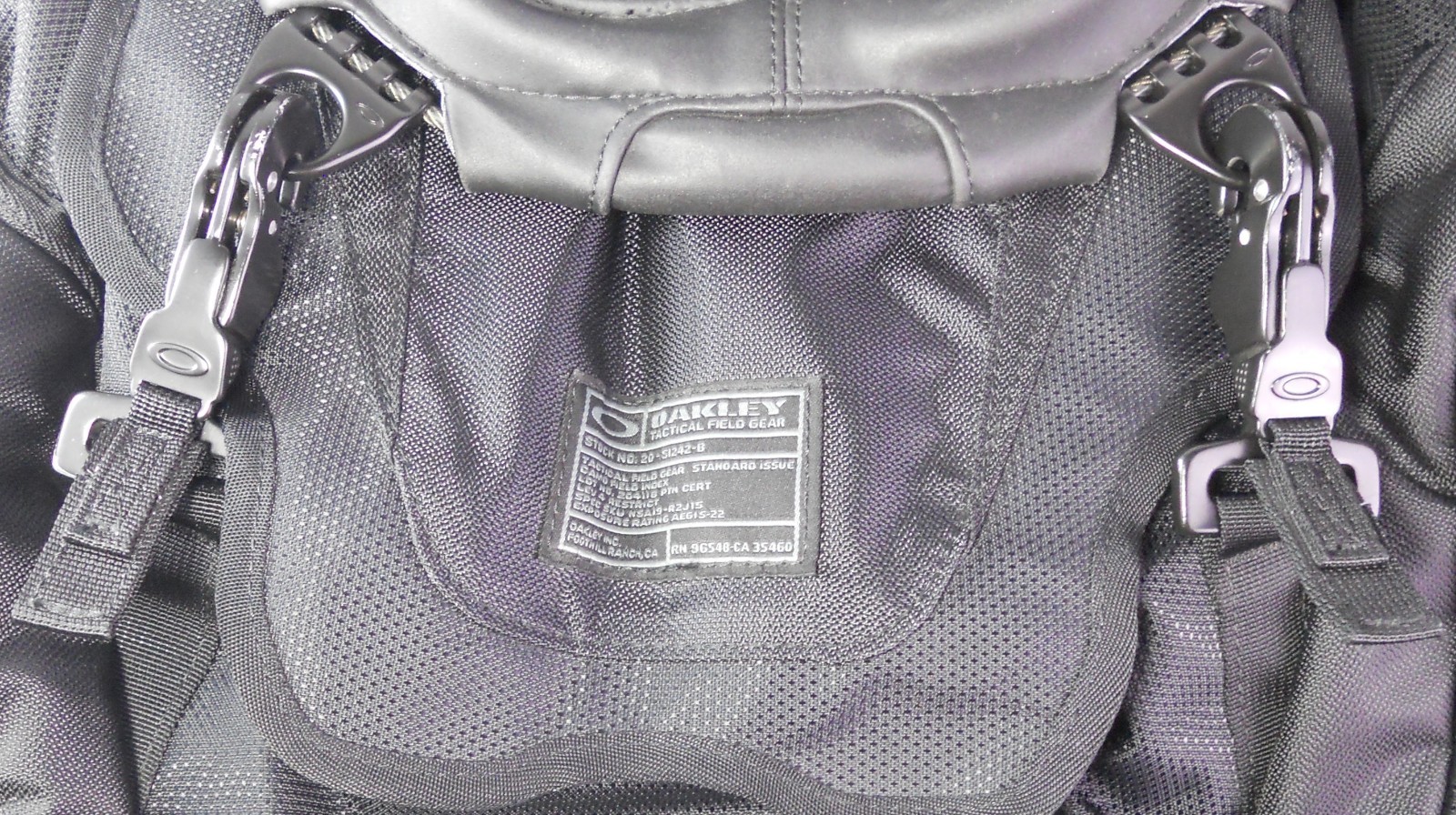 OAKLEY Tactical Backpack Field Gear Kitchen Sink Gear SOF Black 20-S1242-B